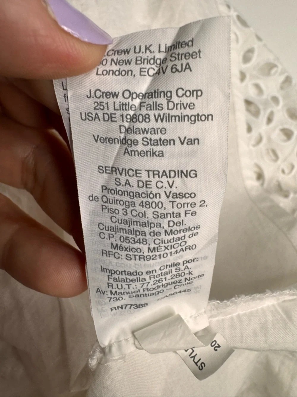 J. Crew White Eyelet Tiered Popover Dress - Picture 12 of 13